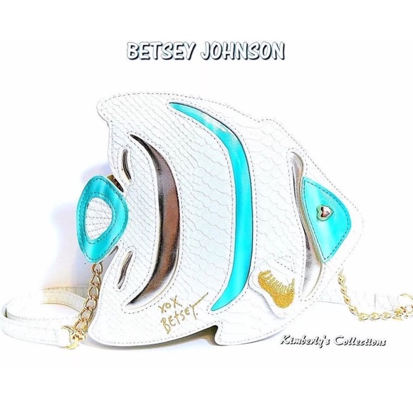 Betsey Johnson Handbags - Betsey Johnson Fish 🐠 Handbag Purse NWT